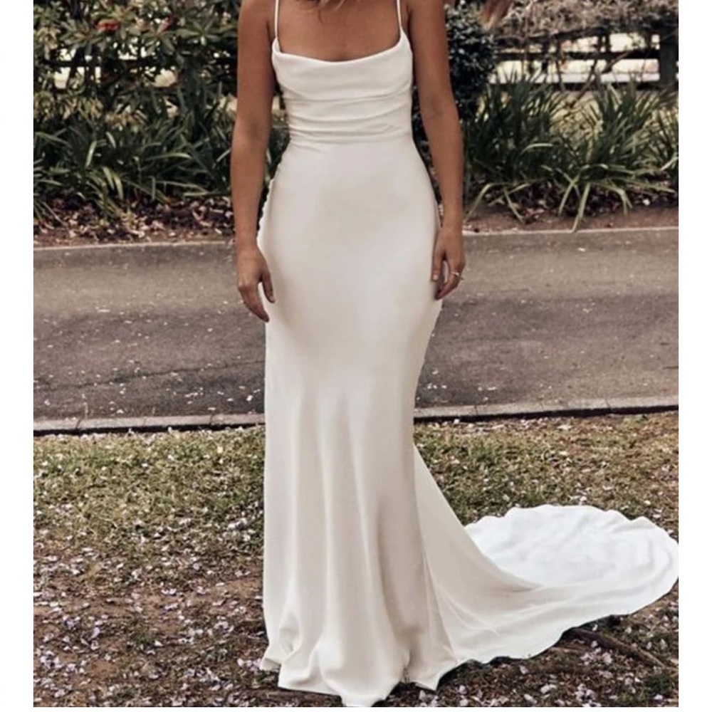 Satin Wedding Dress